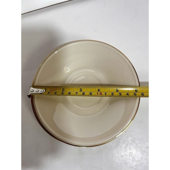 Lenox Eternal 3 Saucers Gold Trim Porcelain Tea Coffee - Picture 4 of 5